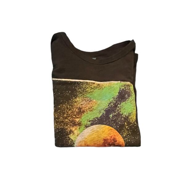 Crewcuts Re-Imagined Black Space Graphic Long-Sleeve Tee - Size S (6-7) - Picture 2 of 4